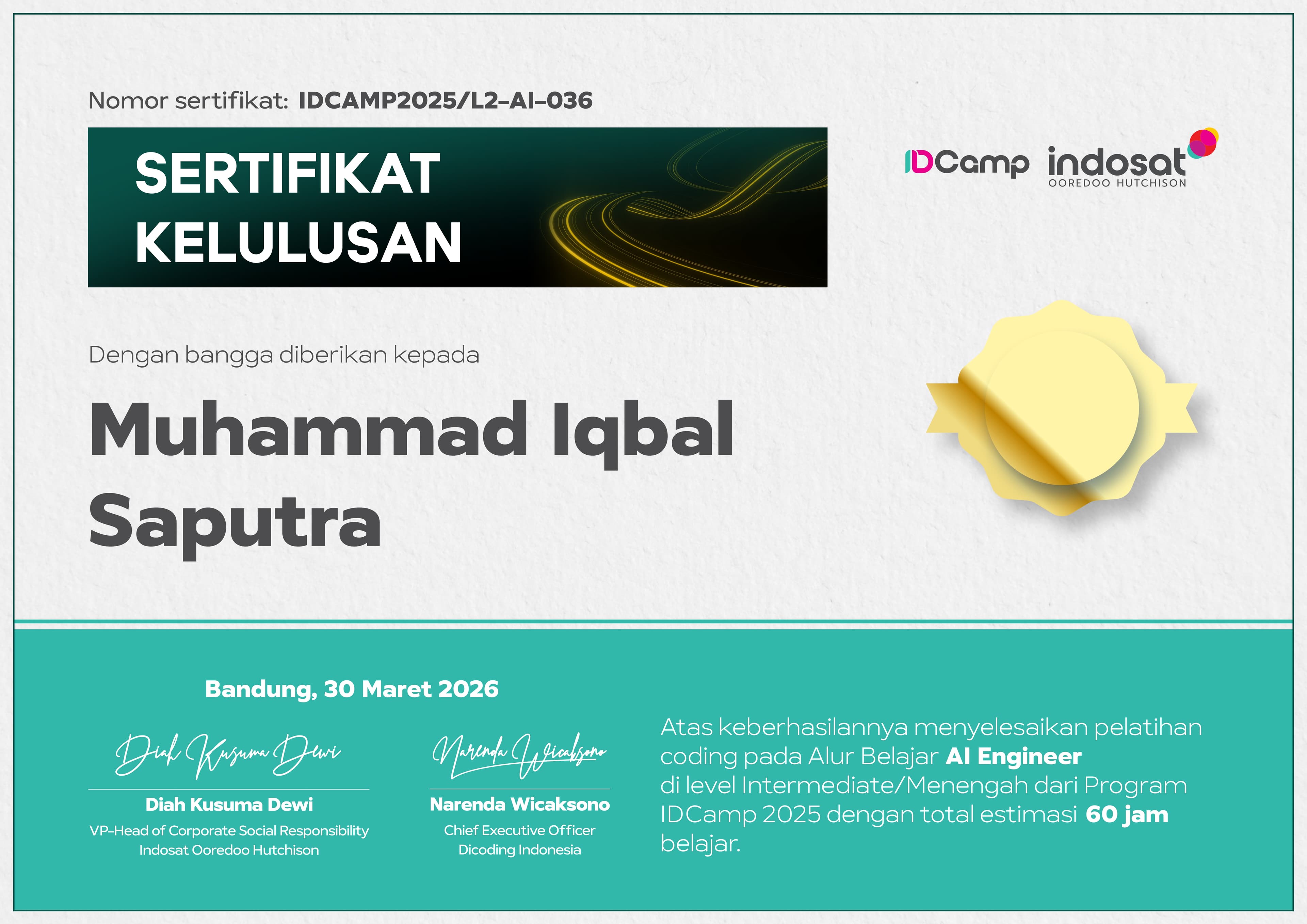 AI Engineer Intermediate